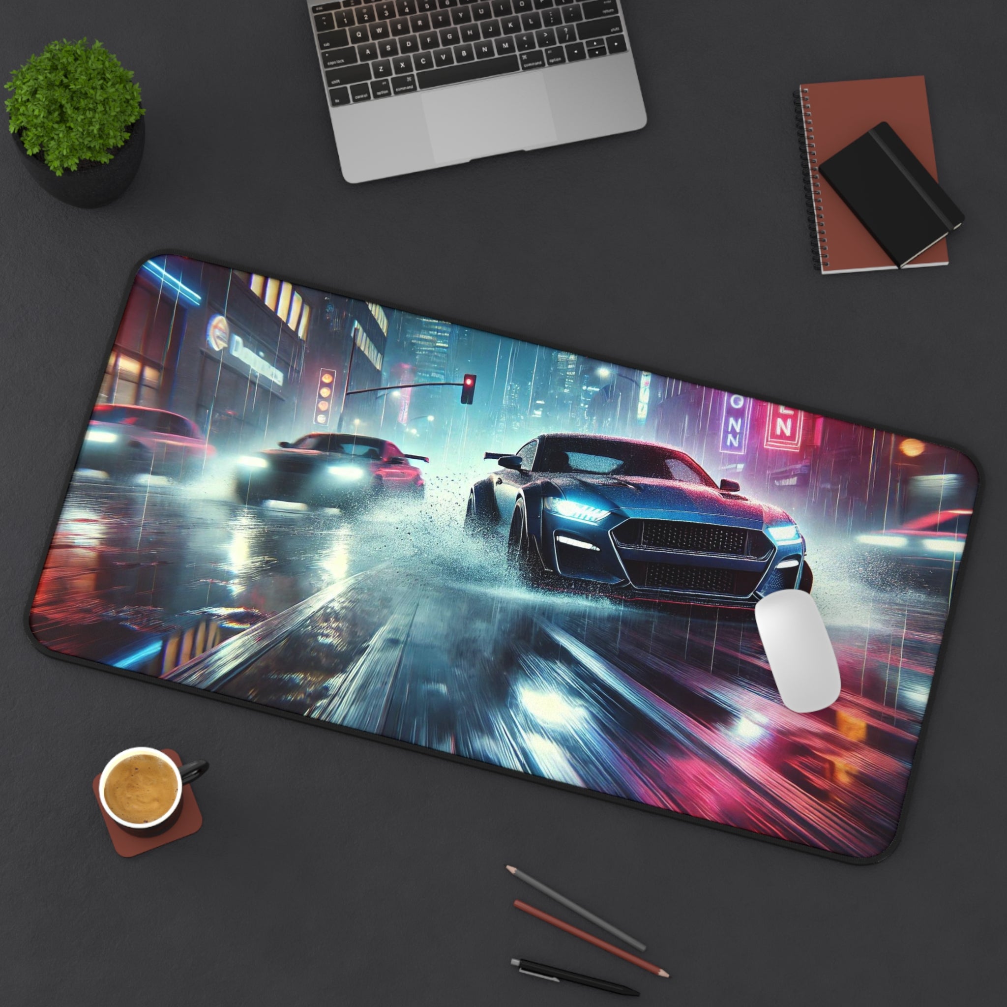 Neon Thunder - Mouse Pad